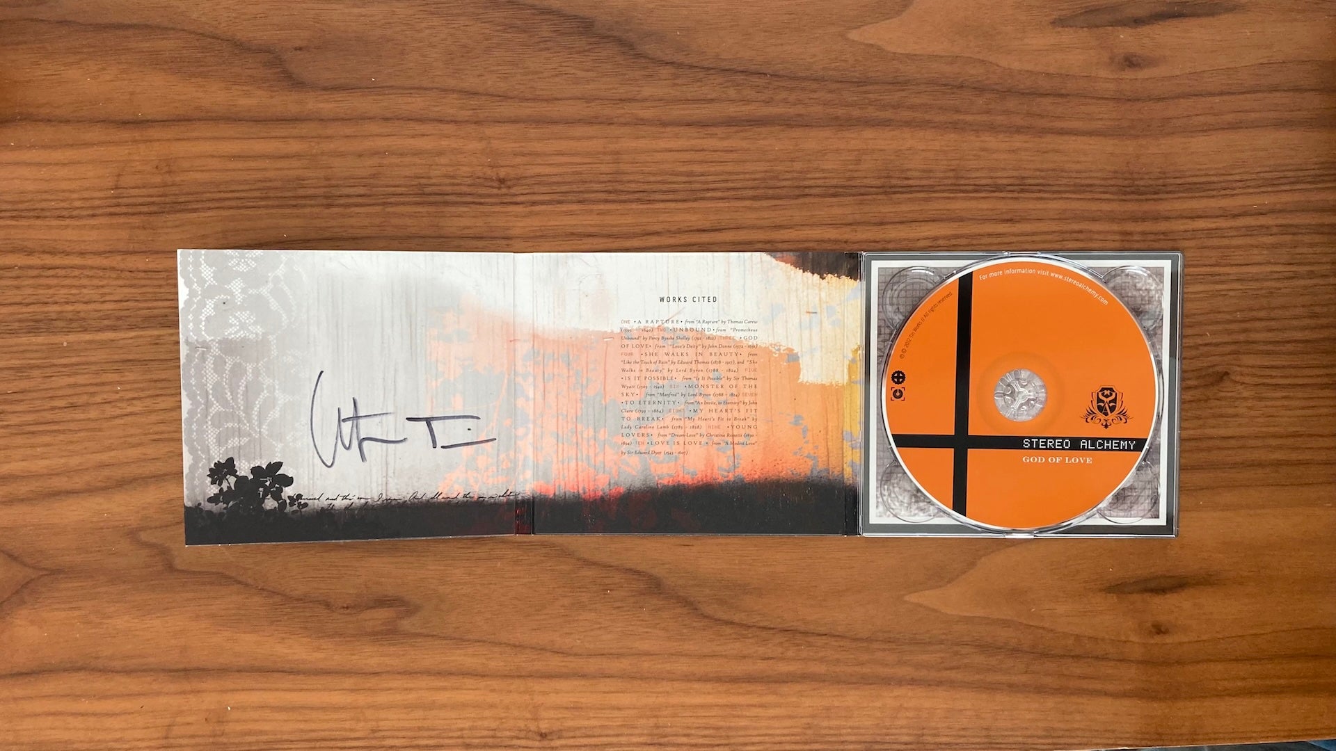 Signed CD - God of Love – Christopher Tin