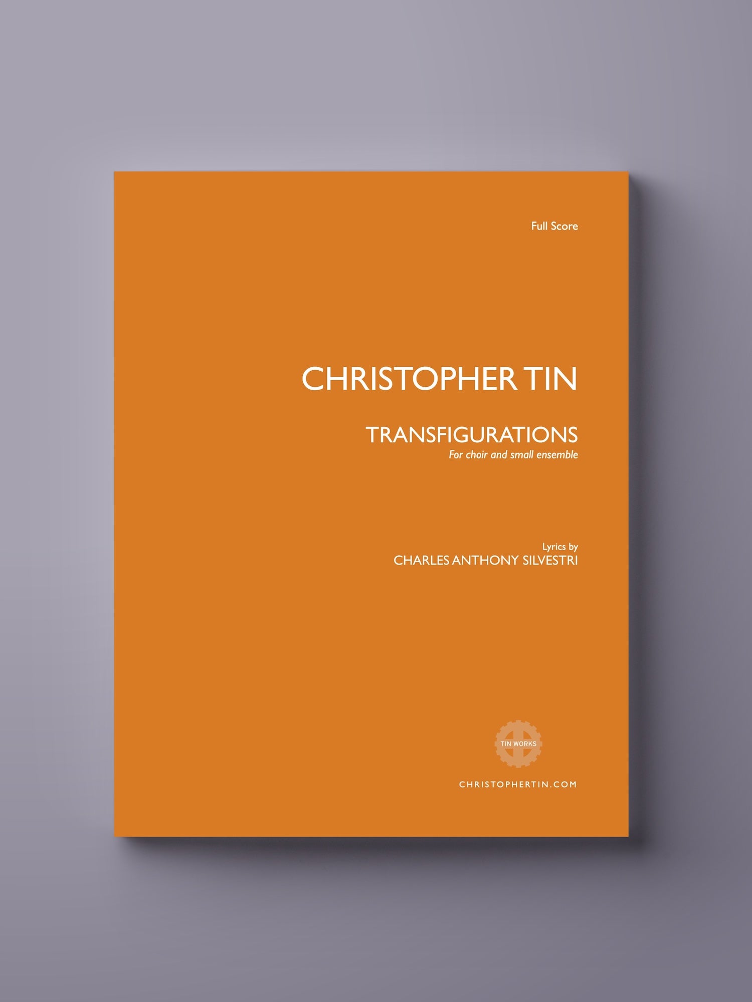 Signed Study Score - Transfigurations – Christopher Tin